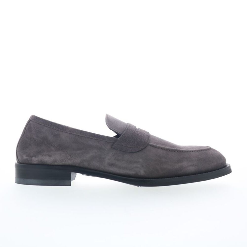 Di Bianco Mens Aviano Unlined Suede Gray Shoes (NWT)